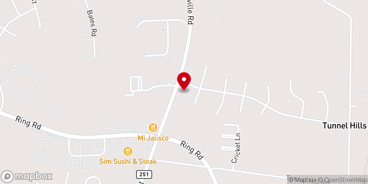 Map showing location of The Church of Jesus Christ of Latter-day Saints