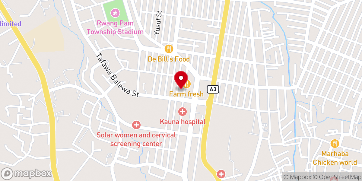 Map showing location of St Philips Anglican Church