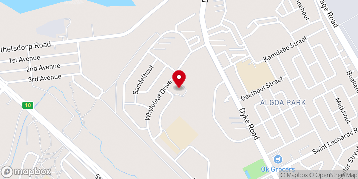 Map showing location of Ebenezer International