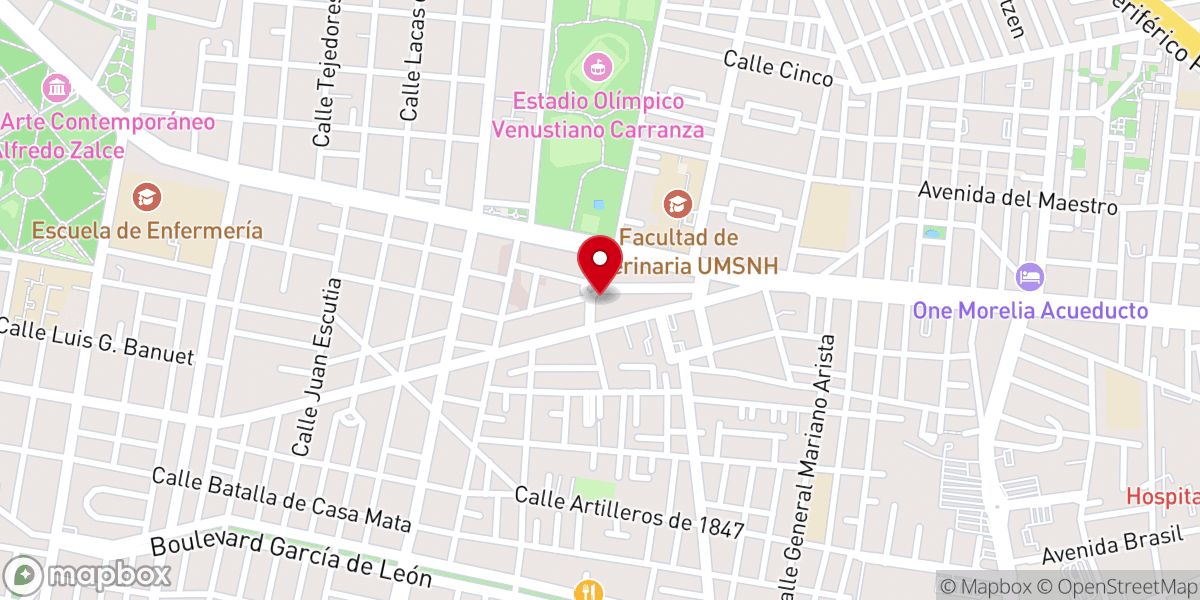 Map showing location of YWAM Morelia