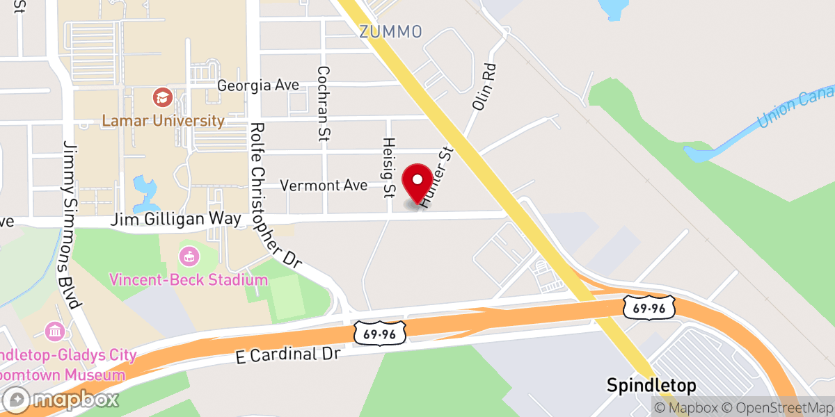 Map showing location of South United Pentecostal Church