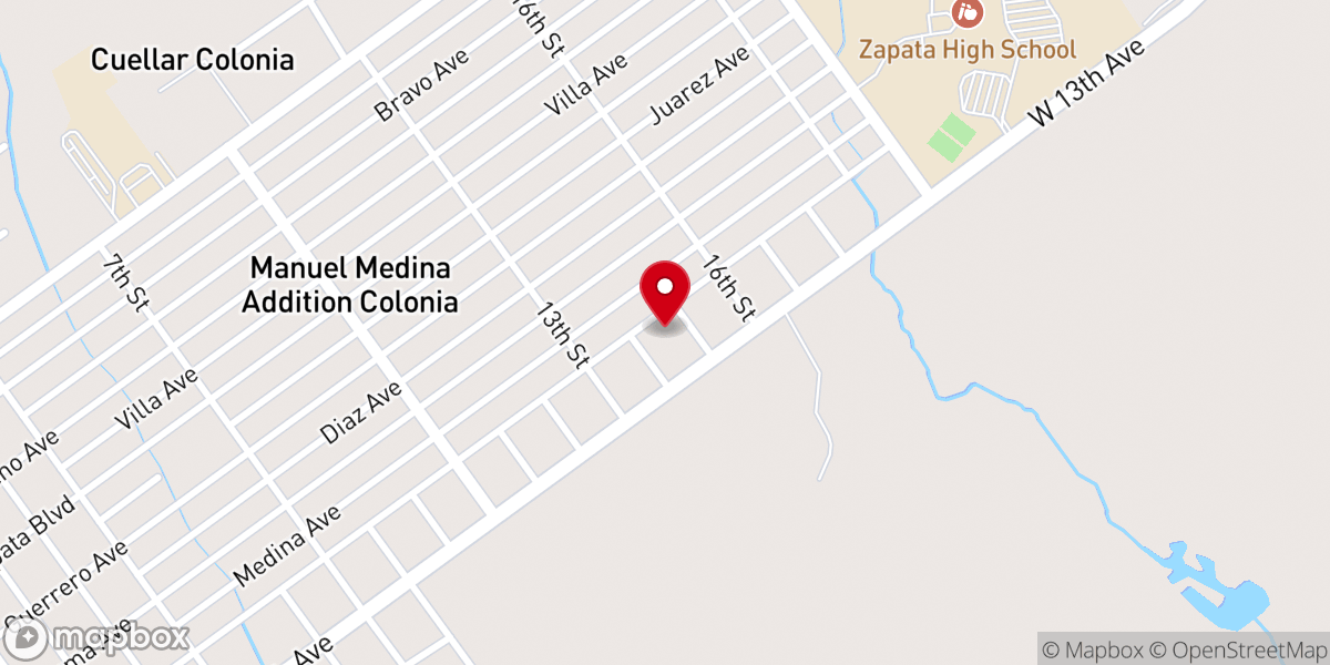 Map showing location of Abiding Savior Lutheran Church