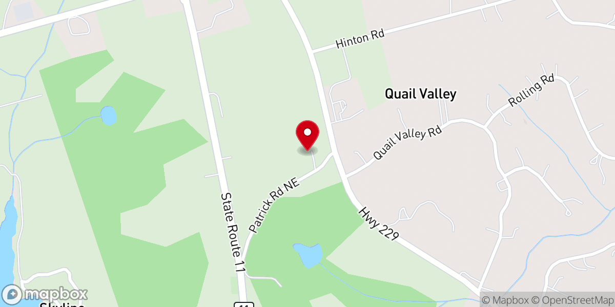 Map showing location of Newton County SDA Church