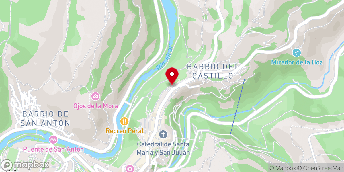 Map showing location of Arco Plaza del Trabuco
