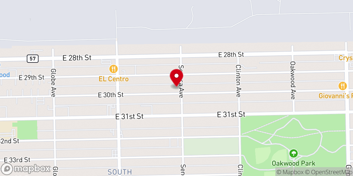 Map showing location of City of Deliverance International Ministries