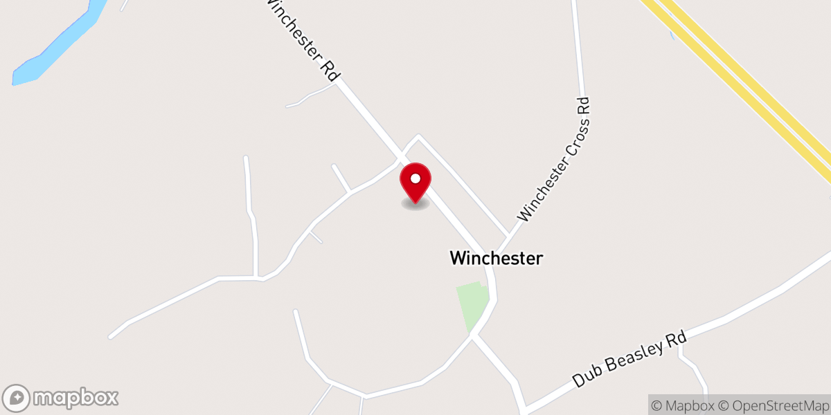 Map showing location of New Light Missionary Baptist