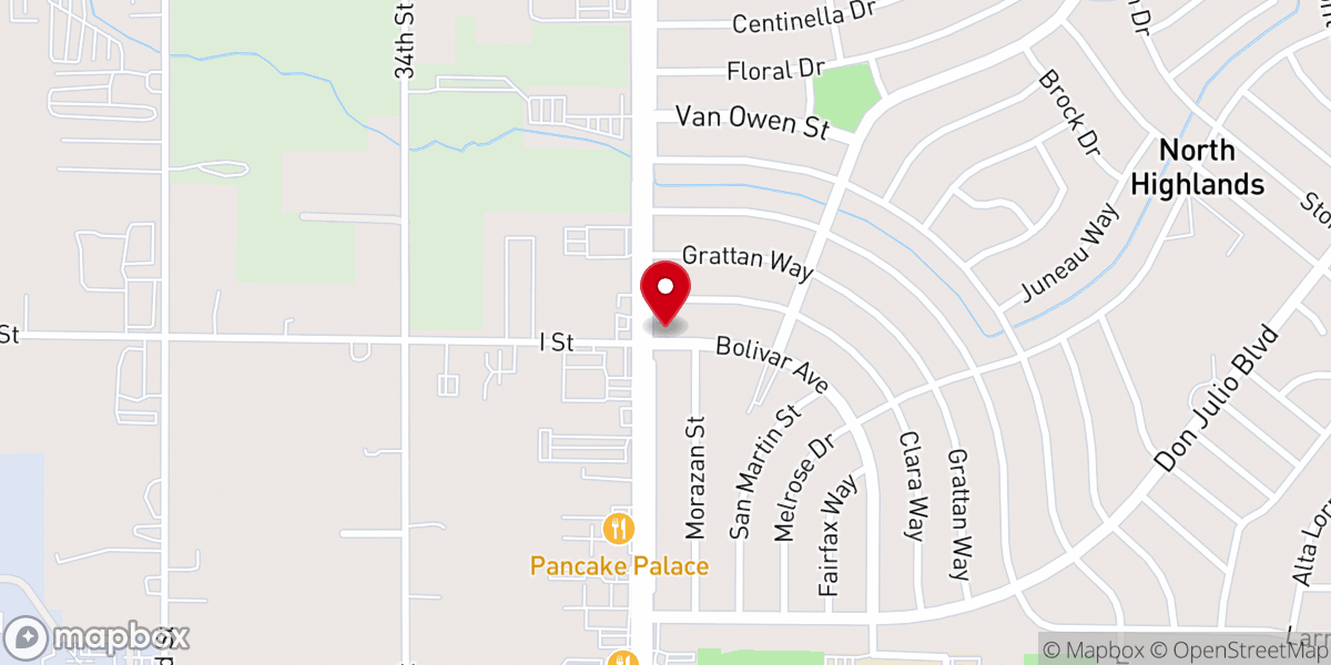 Map showing location of Saint Stephens Presbyterian Church