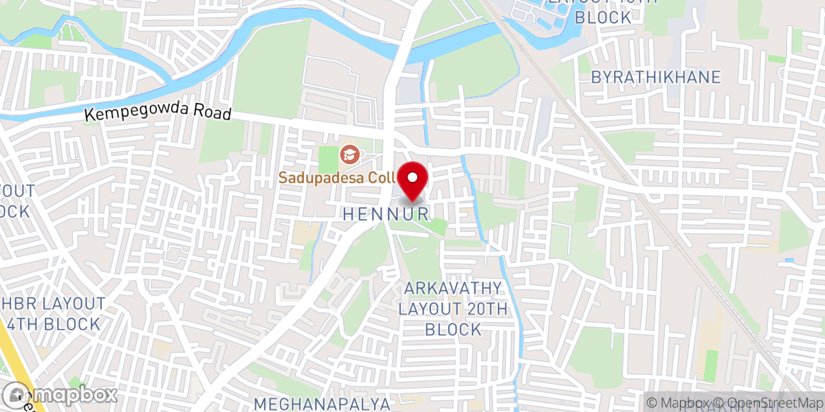 Map showing location of St. Mary's Syrian Knanaya Church