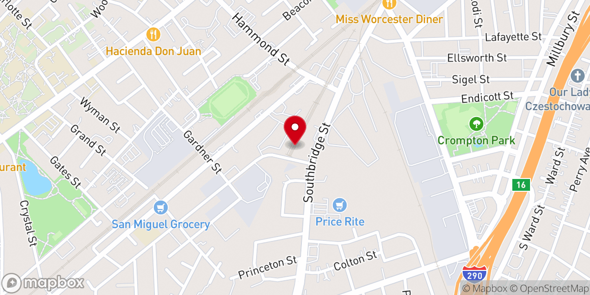 Map showing location of Ministerio Rios De Agua Viva Inc