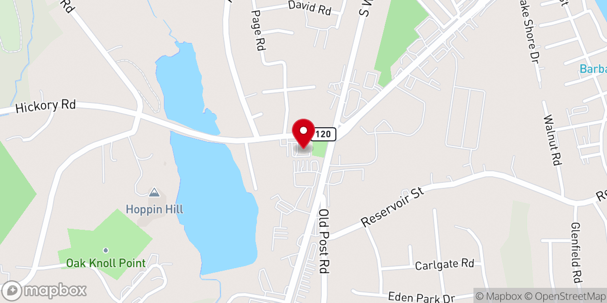 Map showing location of Faith Fellowship United Methodist Church