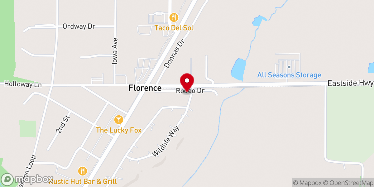 Map showing location of Backyard Tap House