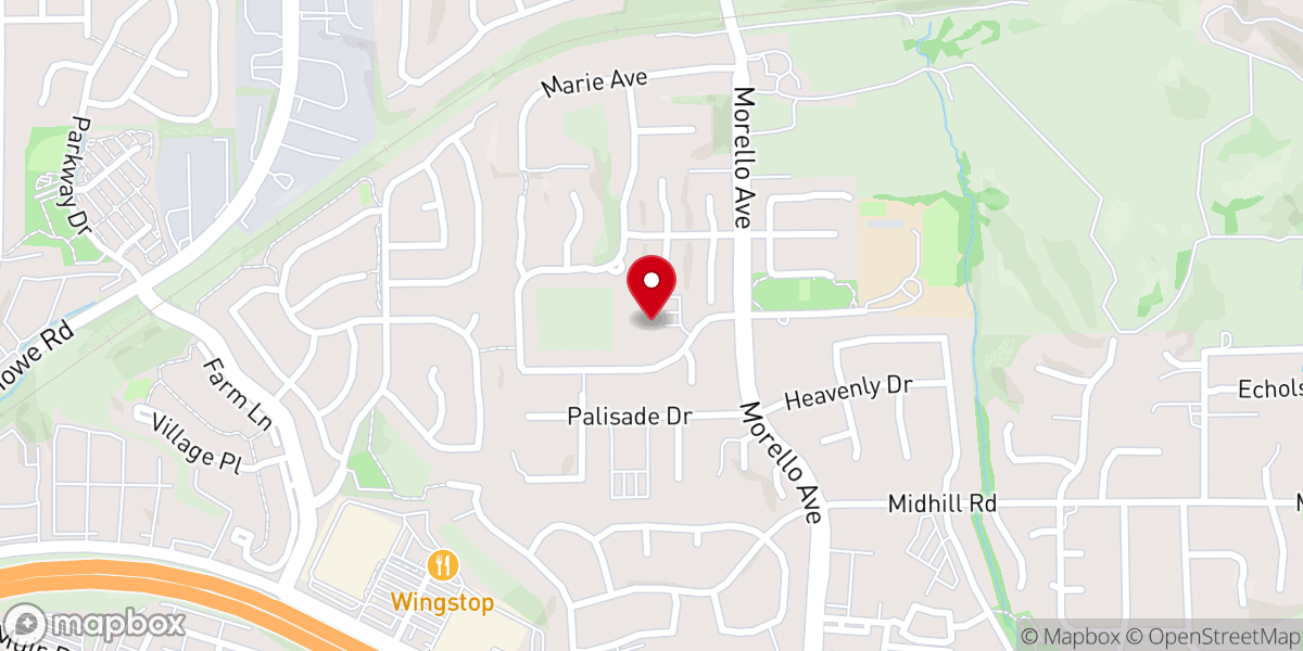 Map showing location of Morello Hills Christian Church