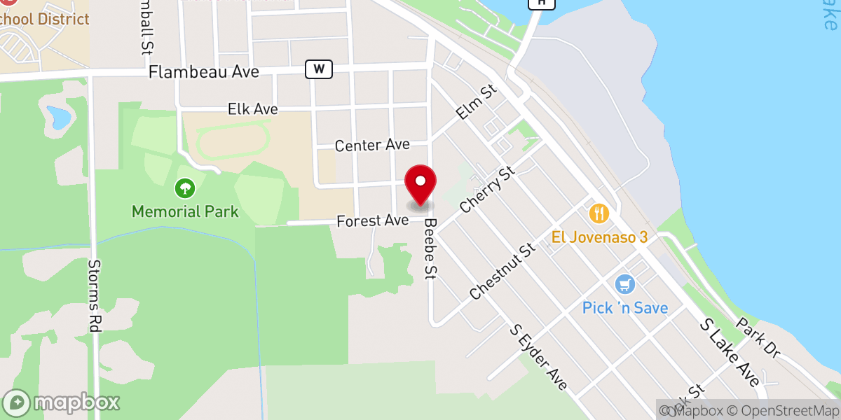 Map showing location of Saint John Lutheran Church-NALC