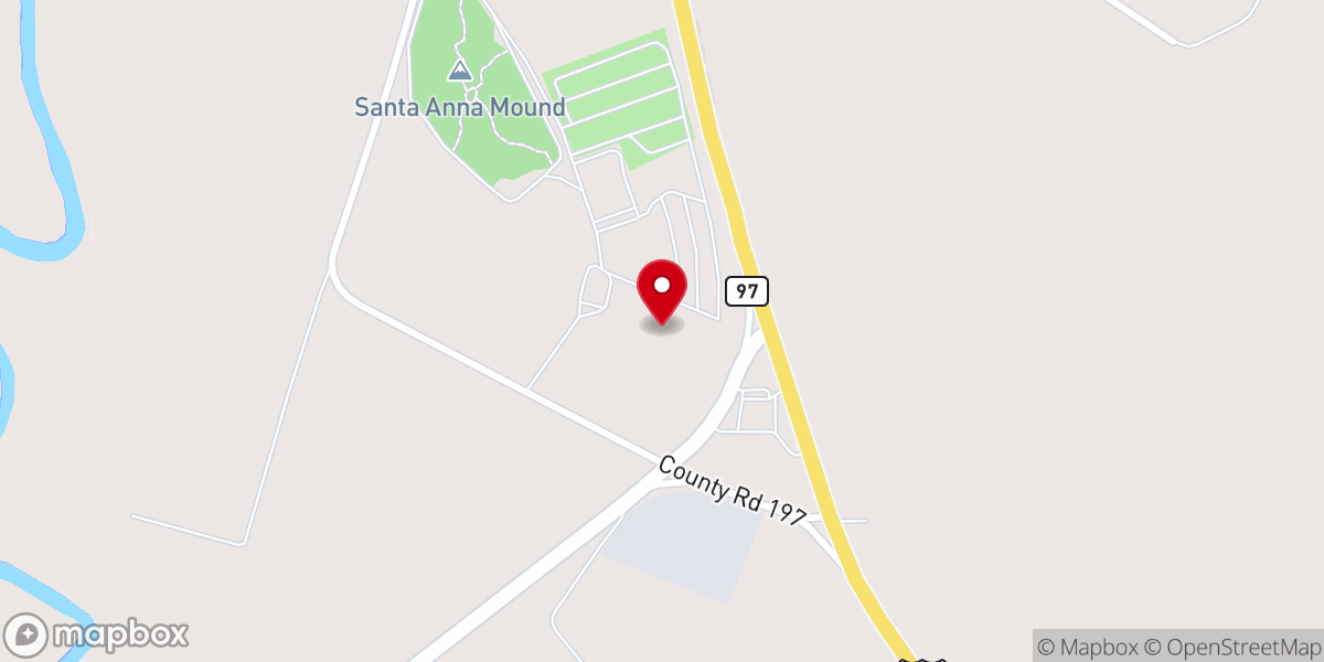 Map showing location of J.B. Wells Arena