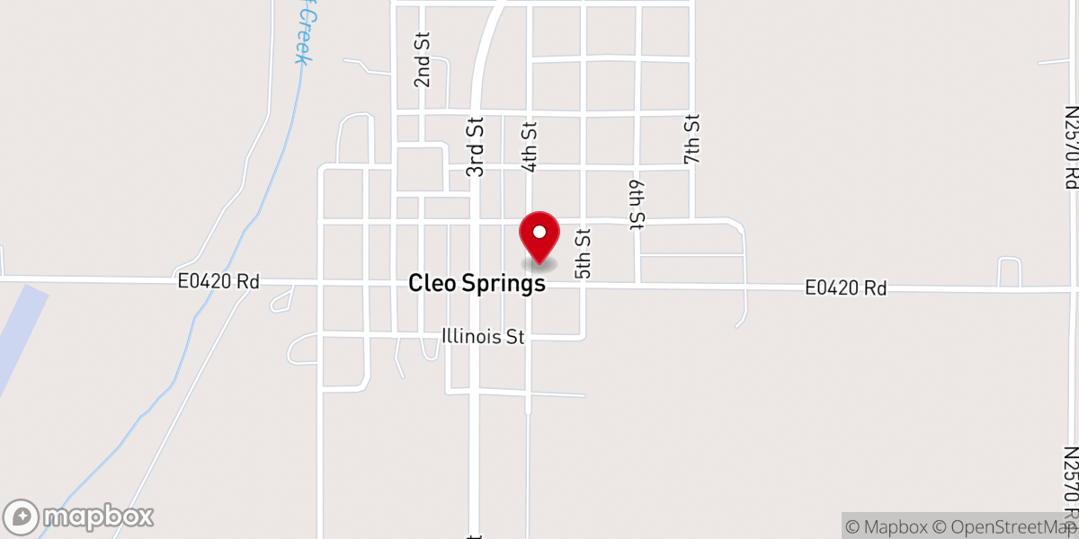 Map showing location of Nazarene Church