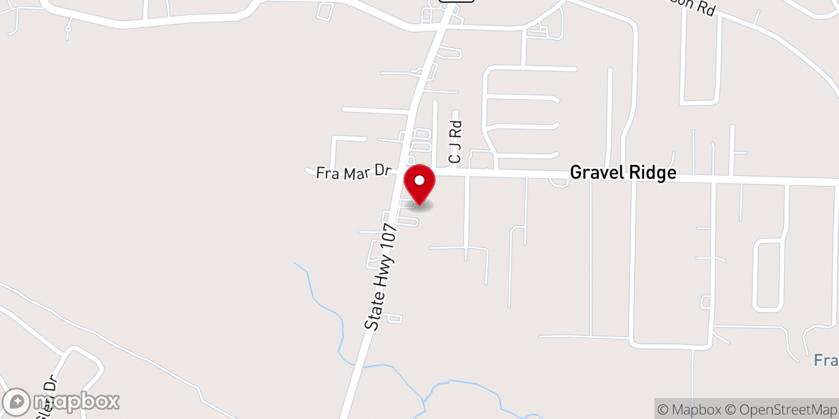 Map showing location of The Connection Church of Sherwood