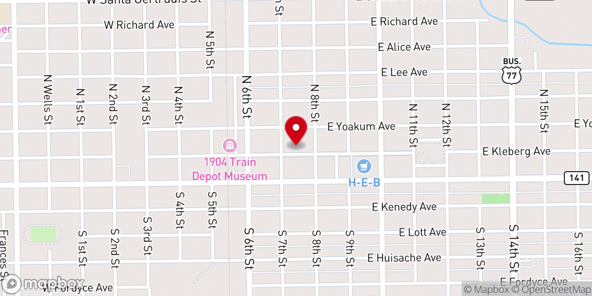 Map showing location of Cup Of Blessing Christian Gift Shop