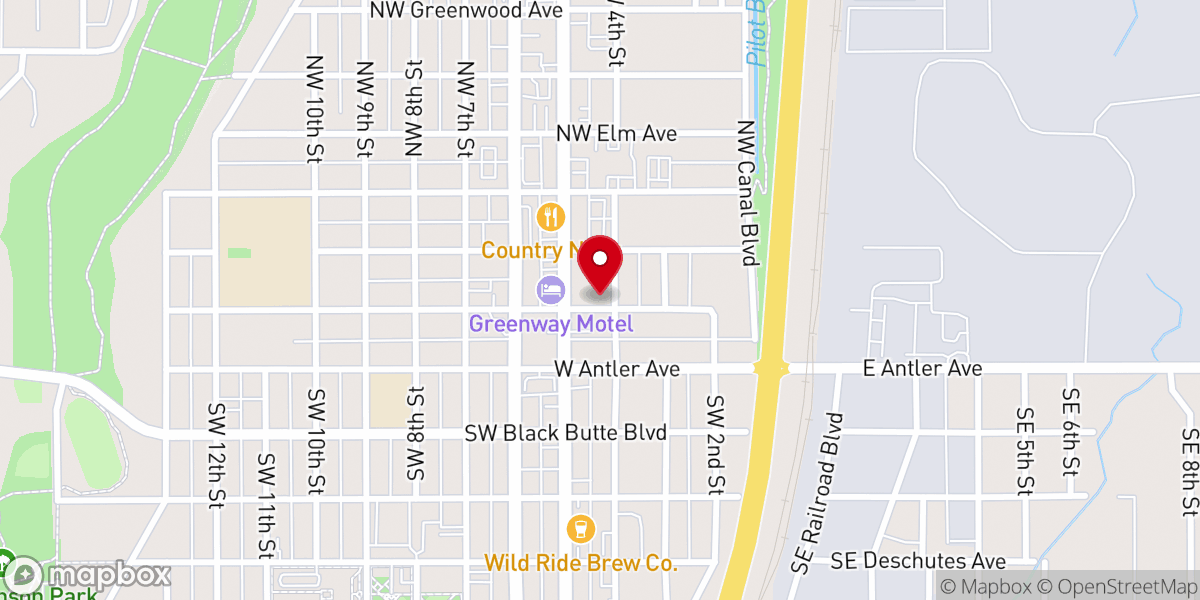 Map showing location of Church of God Seventh Day