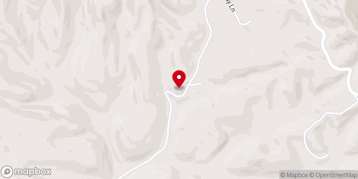 Map showing location of Mill Branch Baptist Church