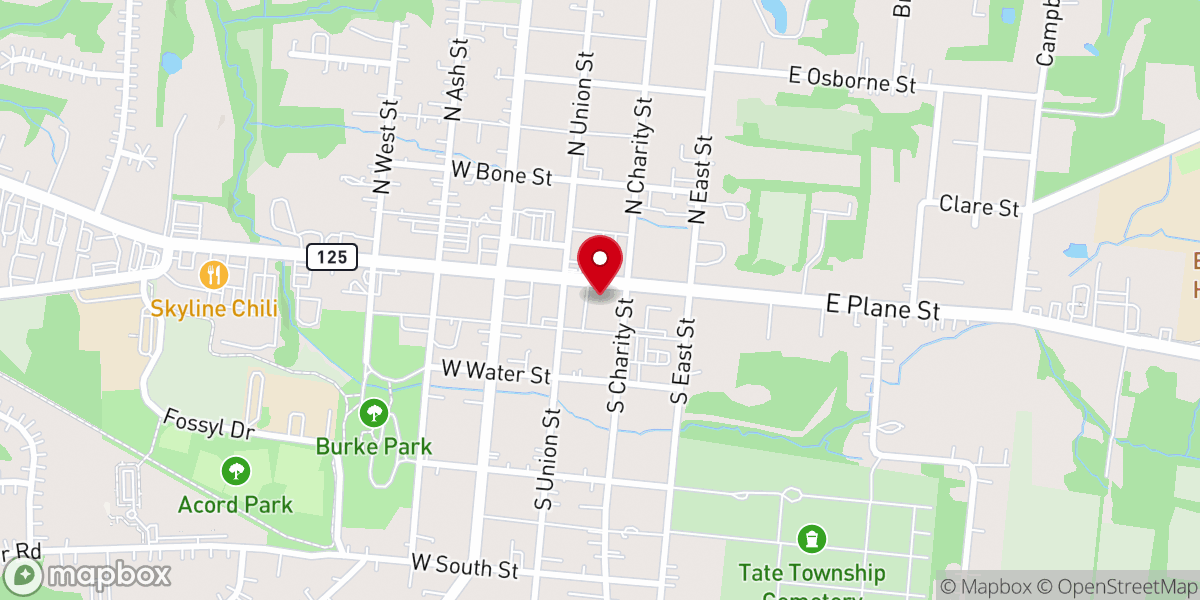 Map showing location of Faith Chapel Fitness