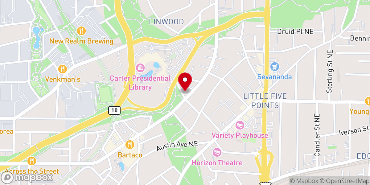 Map showing location of St. Hilda of Whitby Anglican Catholic Church