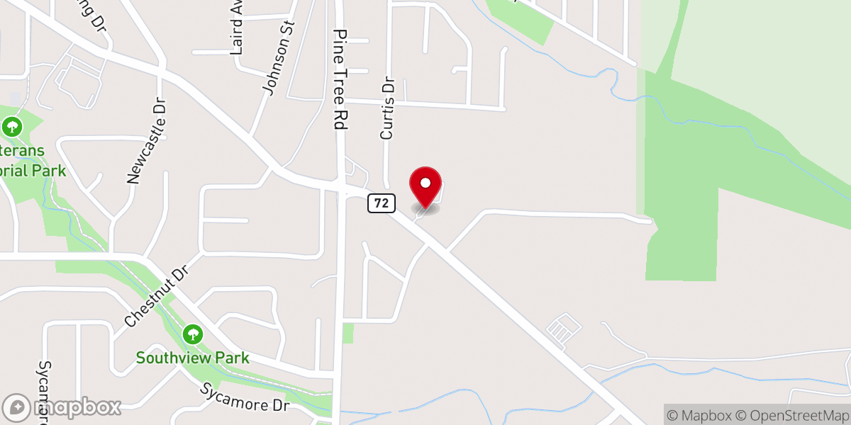 Map showing location of Salem Avenue Church