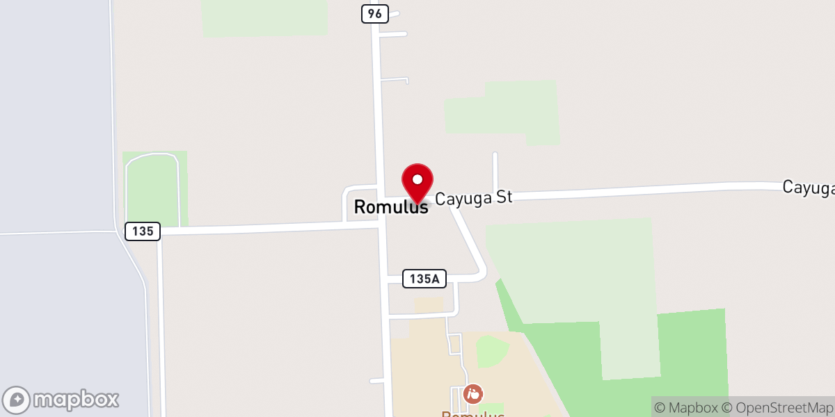Map showing location of Cornerstone Mennonite Church