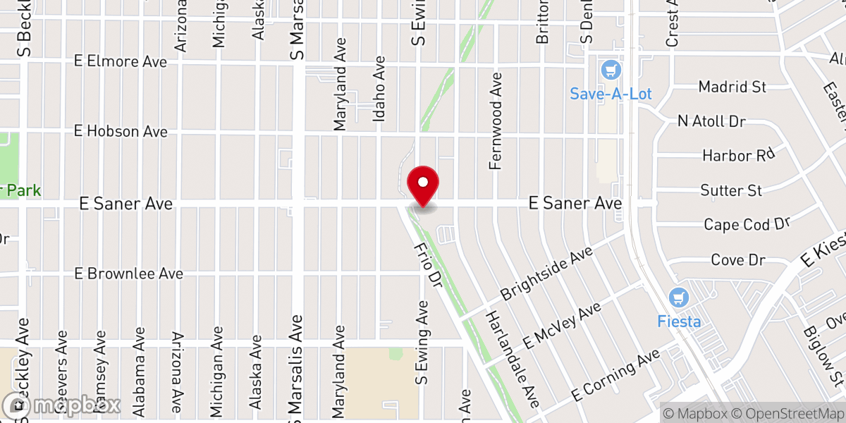 Map showing location of St James Catholic Church