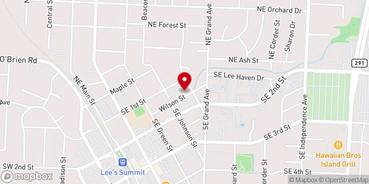 Map showing location of Majesty Baptist Church