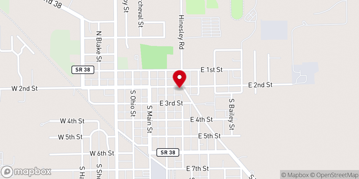Map showing location of St Vincent's Church & Comm
