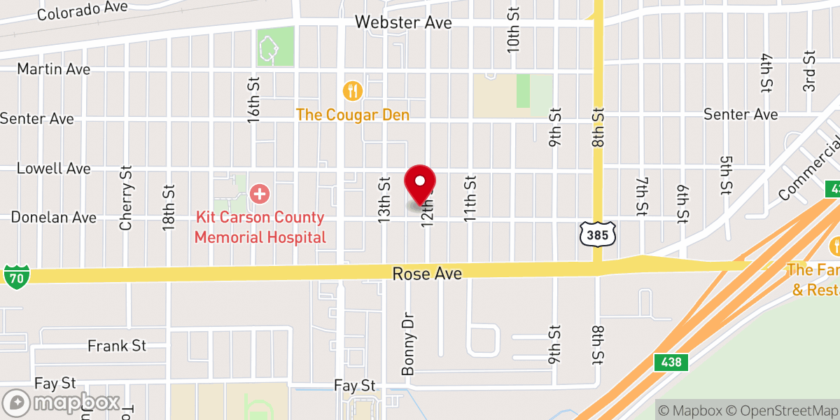 Map showing location of Burlington Christian Church