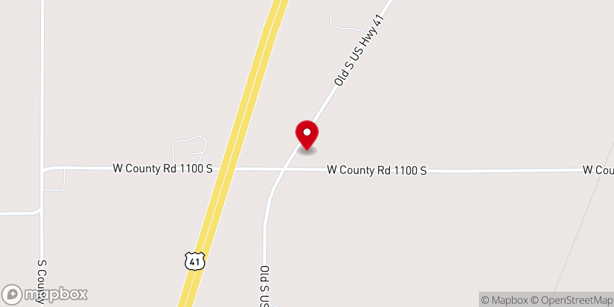 Map showing location of Indian Prairie Church