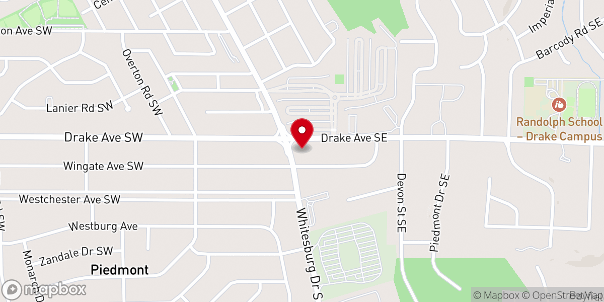 Map showing location of Central Seventh Day Adventist Church