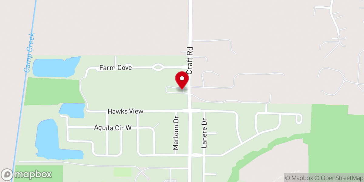 Map showing location of St Matthew Missionary Baptist