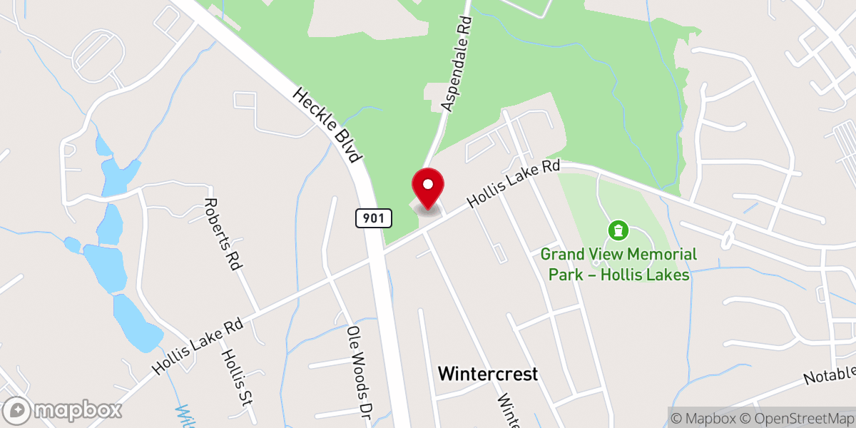 Map showing location of Unity at Calvary COG
