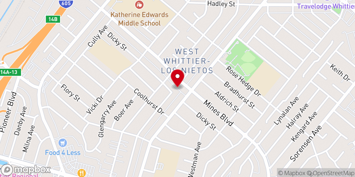 Map showing location of Beacon of Hope Multi Cultural Community Church