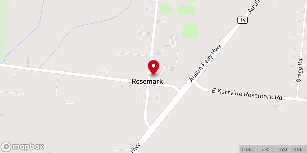 Map showing location of Richland Associate Reformed Presbyterian Church
