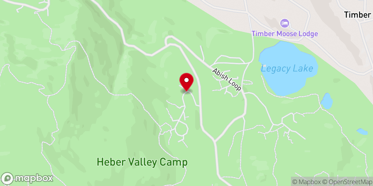 Map showing location of Camp Marjorie Pay Hinckley