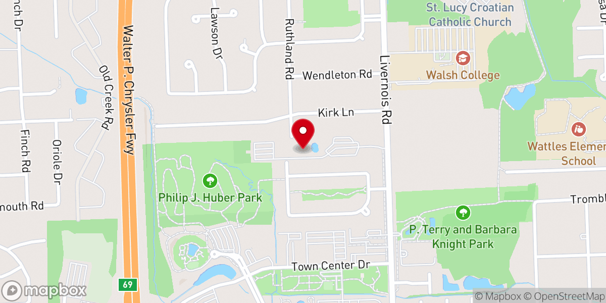 Map showing location of St. Mary & St. Philopater Coptic Church