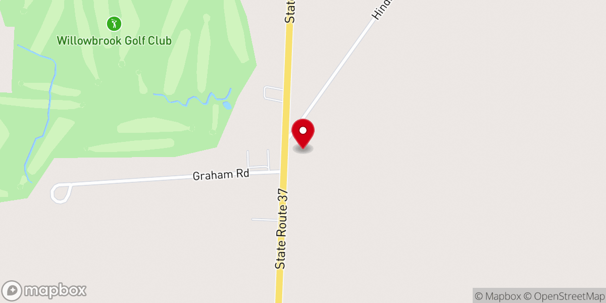 Map showing location of Antioch Bible Baptist Church
