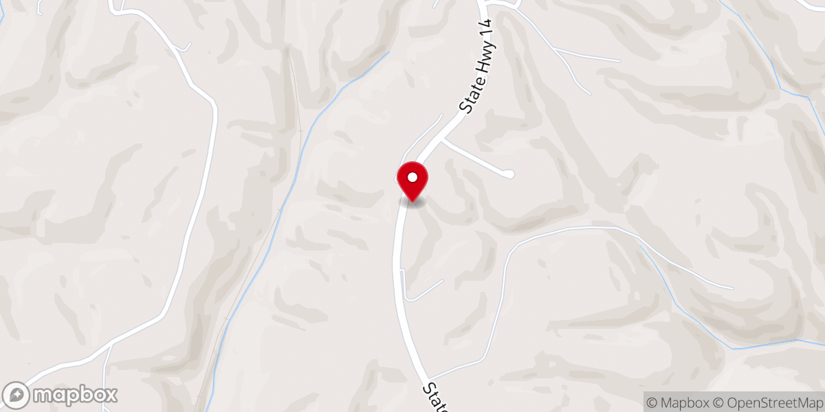 Map showing location of Lakeland Baptist Church