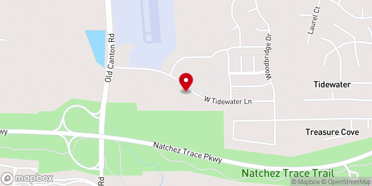 Map showing location of Northeast Christian Church
