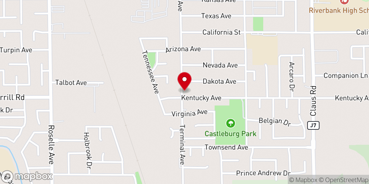 Map showing location of The House of Worship