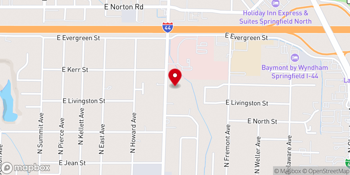 Map showing location of Central Community of Christ