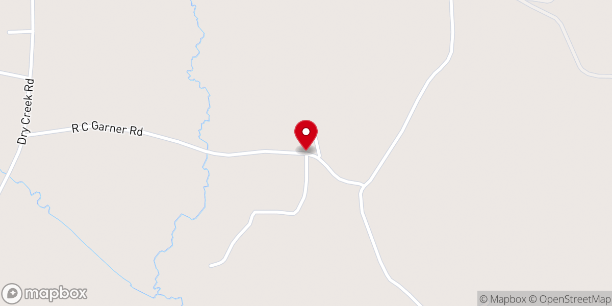 Map showing location of Rocky Hill Church