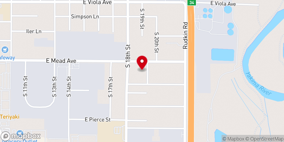 Map showing location of Templo Bautista