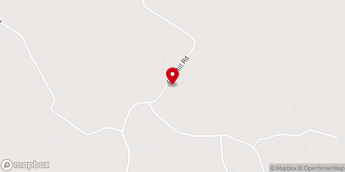 Map showing location of The Grove Baptist Church