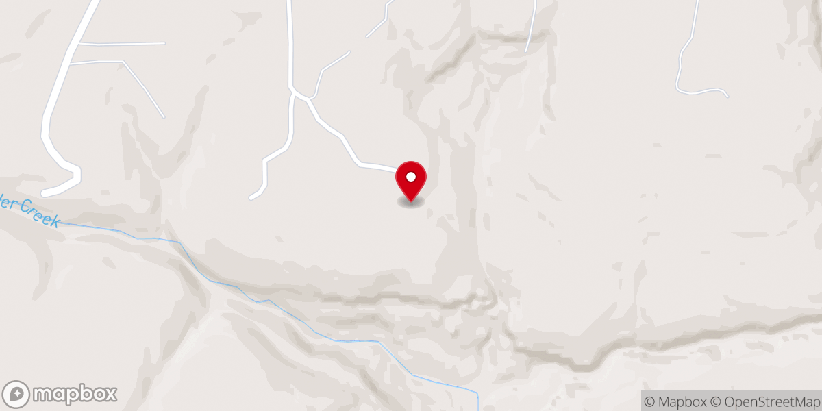 Map showing location of Buffalo Lodge