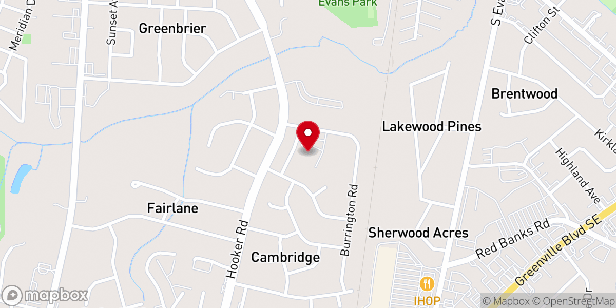 Map showing location of Sycamore Hill Missionary Baptist Church