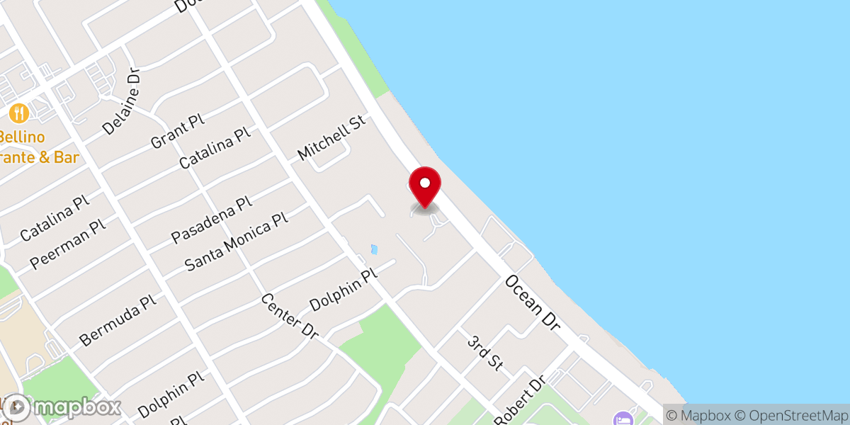 Map showing location of Blessed Sacrament Convent